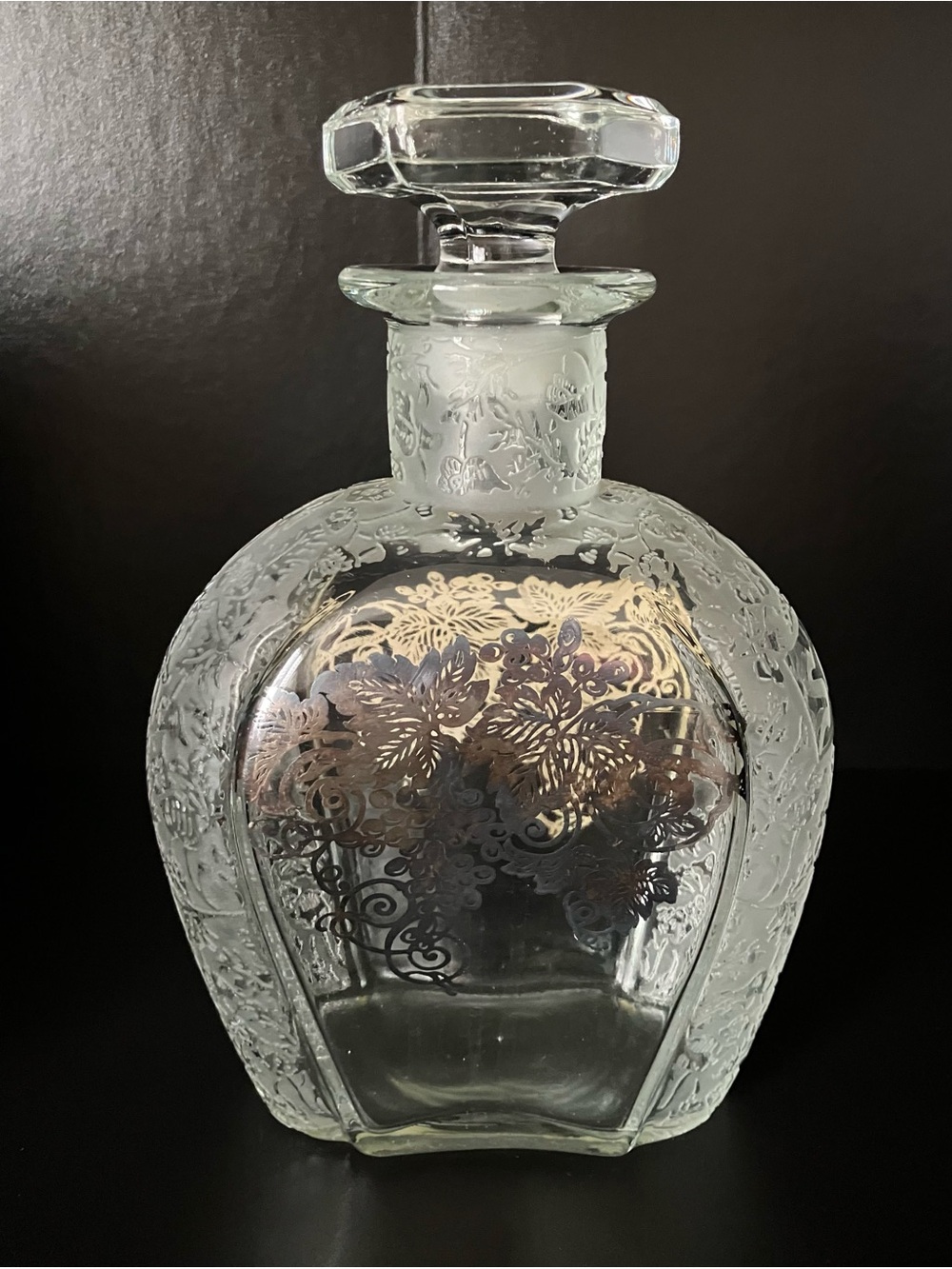Antique 1920s Paden City Scotch Glass Decanter